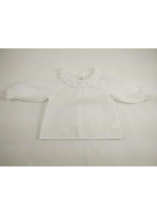 Camisa Bebe Cuello Volante Mebi