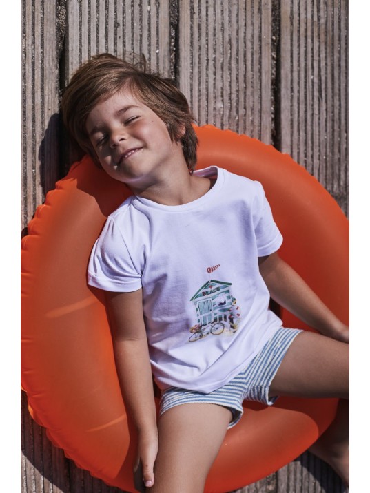 Camiseta Niño Papaya La Martinica