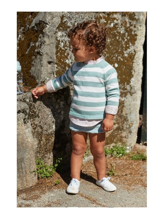 Conjunto Niño Camisa+Bombacho Rosa Y Azul La Martinica