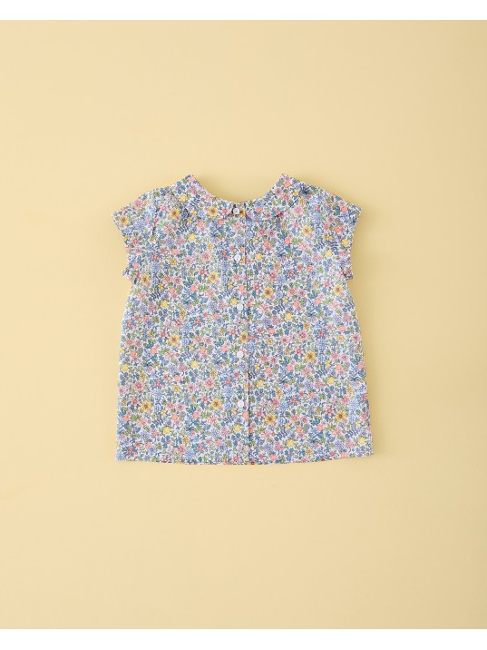 Camisa Cuello Bebe Liberty Fruits Mi Canesu