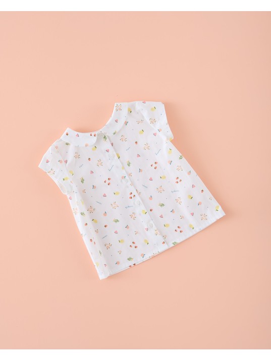 Camisa Cuello Bebe Titti Frutti Mi Canesu